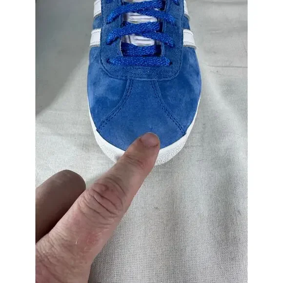 Adidas Gazelle 85 Men’s sz 9.5 Blue Bird Cloud White Mens Athletic Sneaker 2022